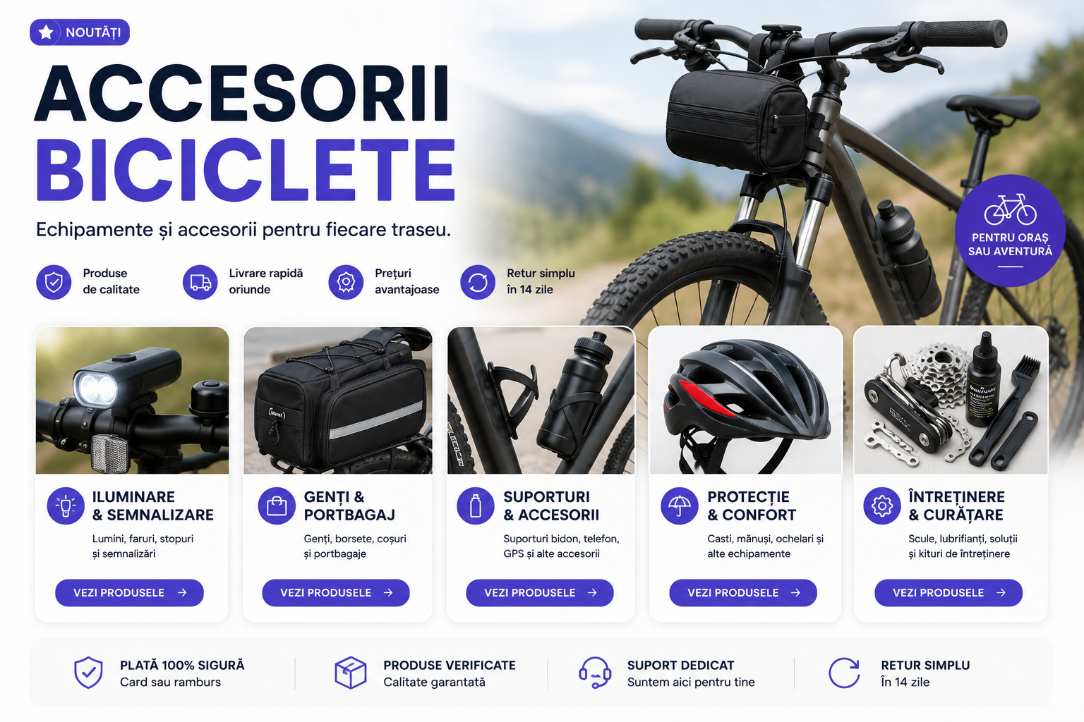 Accesorii biciclete