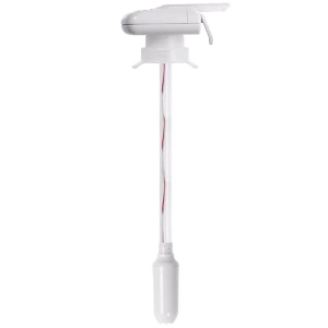 Dispenser Dozator Automat pentru Bauturi, Flippy, Dozator Electric Automat pentru Bidon de Apa, cu Baterii AA, 34 x 11 cm, Alb