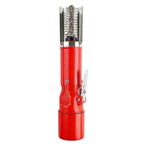 Dispozitiv Electric de Curatare Solzi Peste, Flippy, din Otel Inoxidabil, 28 x 5 cm, Rosu