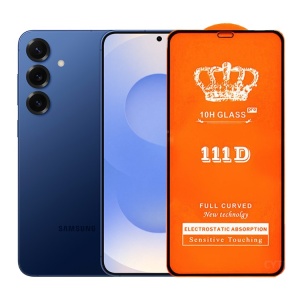 Folie Securizata pentru Samsung Galaxy S25 Plus, Flippy, Sticla de Protectie Compatibila cu Samsung Galaxy S25 Plus, Full Cover Series 111D, 10H GLASS, Margini Negre, Transparent