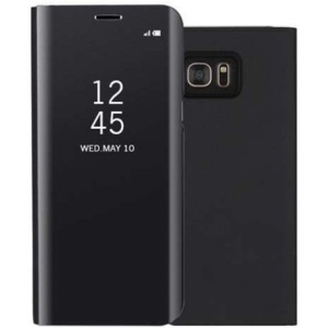 Husa de Protectie Tip Carte, Flippy, pentru Xiaomi Redmi 8A, Flip Cover Oglinda, din Piele Ecologica si PC, Neagra