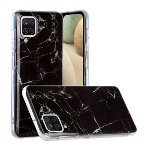 Husa protectie pentru Apple iPhone 7/8/SE 2020 Soft IMD TPU Marble Negru cu Suport inclus