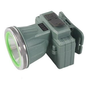 Lanterna LED de Montat pe Cap, Flippy, cu Raza Lunga de Zoom, Reincarcabila USB, Far Telescopic, Rezistent la Apa, Reglabil, pentru Pescuit in Aer Liber, Camping, Lumina Puternica, Lanterna, 7.5x5.8x5.5 cm, Verde