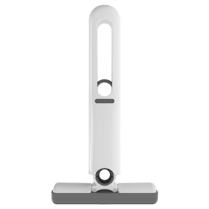 Mop de Mana Flippy, Mini-Portabil, cu Sistem de Stoarcere, Dispozitiv de Curatat Manual, cu Burete Absorbant, din PVA, 29.5 x 15.5 cm, 3 Rezerve, Alb