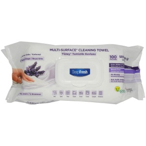 Servetele Umede pentru Curatarea Multisuprafetelor, Deep Fresh, Lavanda, Set 100 Bucati