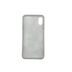 Husa protectie pentru Apple iPhone X/XS Soft IMD TPU Marble Geometric Albastru