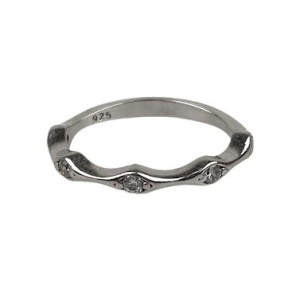 Inel Argint 925, Molecula cu Zirconii M52