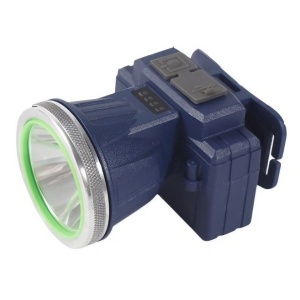 Lanterna LED de Montat pe Cap, Flippy, cu Raza Lunga de Zoom, Reincarcabila USB, Far Telescopic, Rezistent la Apa, Reglabil, pentru Pescuit in Aer Liber, Camping, Lumina Puternica, Lanterna, 8.6x7.5x6.5cm, Albastru