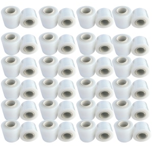 Set 48 Mini Role Folie Stretch Manual, 12.5 cm, 0.38 kg, pentru Ambalat si Impachetat, Transparent