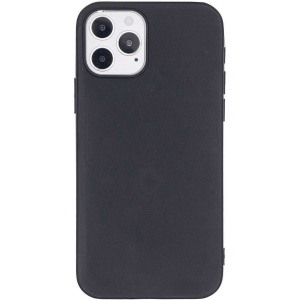 Husa de Protectie, Flippy, Compatibila cu Apple iPhone 11 Pro Max, din TPU Mat, Flexibila, Neagra