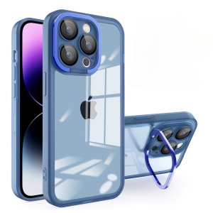 Husa protectie Flippy pentru Samsung A03S (164) Electroplated cu suport pentru camera, 1.5 mm grosime, protectie camera, Albastru