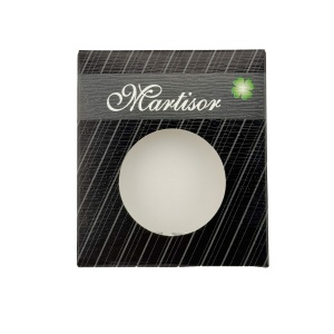 Ambalaje de Carton pentru Martisoare, Flippy, Set 200 Bucati, Cutii pentru Brosa Martisor, Model Negru cu Dungi, 8 x 7 cm, Decupaj Central Rotund