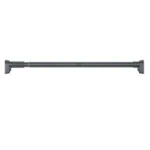 Bara Telescopica Multifunctionala, Flippy, din Otel Inoxidabil si ABS, Utilizare Universala, Extensie 220 - 240 cm, Fara Perforare Perete, Gri
