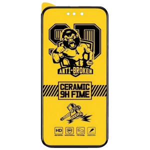 Folie de protectie Ceramica Flippy®, Transparenta HD, 9H, pentru Apple iPhone 13 margini negre