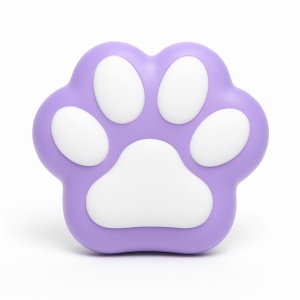 Jucarie Antistres Squishy, Flippy, Revenire Lenta, Model Labuta de Pisica, Squishy, BIG 12.5 x 10.5 cm, 220 g, Model 12, Mov Alb
