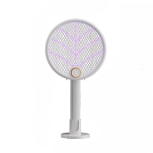 Lampa Electrica Impotriva Tantarilor, Flippy, 42.5 x 22 x 10.5 cm, Reincarcabila cu Cablu USB Inclus, Plasa din Aluminum Alb