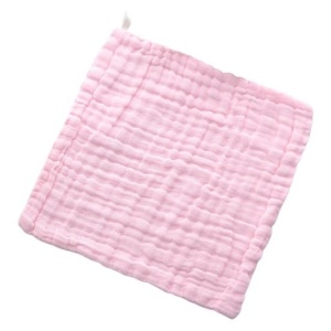 Prosop Absorbant, Flippy, din Bumbac, 6 Straturi, 30 x 30 cm, Roz