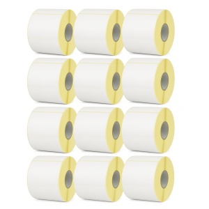 Set 12 Role Etichete Autoadezive Termice 105x148mm, 400 Etichete/Rola, pentru AWB