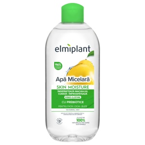 Apa Micelara, Elmiplant, Detox Pentru Ten Normal si Gras, 400 ml