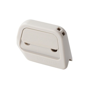 Cutter Portabil, Flippy, din ABS, Magnetic, Lama Ceramica, Autoretractabila, Universal, Alb