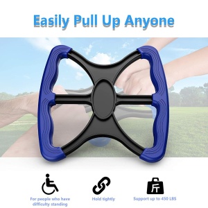 Dispozitiv pentru Ridicare, Flippy, Ajutor Varstnici, din Plastic, Maner Ergonomic, 200 kg, Albastru