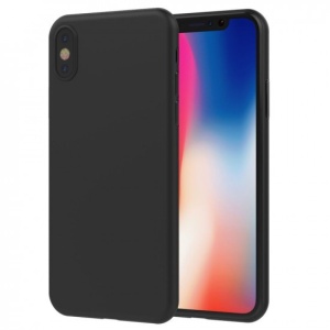 Husa Apple iPhone X Full Silicone Negru