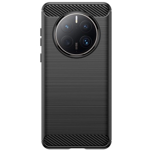 Husa de Protectie pentru Huawei Mate 50 Pro, Flippy, Protectie 360, din TPU cu element de Carbon, Anti Alunecare, 1.8 mm, Negru