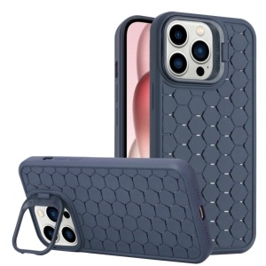Husa de Protectie TPU, Flippy, pentru Samsung Galaxy S24 Plus, 3D Cube, cu Inel, Protectie Camera, Antisoc, Antizgariere, Antialunecare, Acoperire Completa, Albastru