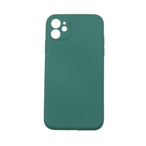 Husa protectie Flippy compatibila cu Apple iPhone 11 Pro Max Liquid Silicone Case Verde