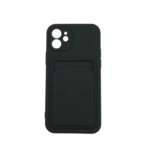 Husa protectie Flippy cu suport card compatibila cu Apple iPhone 7G/8G Negru