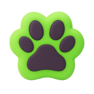 Jucarie Antistres Squishy, Flippy, Revenire Lenta, Model Labuta de Pisica Pufoasa, Squishy, Medium 7.5 x 5.5 cm 150 g, Verde Negru