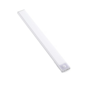 Lampa LED cu Senzor de Lumina si Miscare 30 cm, Flippy, Intensitate Reglabila, Suport Magnetic, 79 LED-uri, 114.59lm , Acumulator 600mAh cu Reincarcare prin USB-C, pentru Bucatarie, Hol, Dressing, Garaj