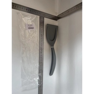 Spatula Multifunctionala tip Cleste, Flippy, Spatula Cleste pentru Gatit, Silicon PP, pentru Alimente, Carne, Paine, 31 x 8.5 cm Gri - Img 2