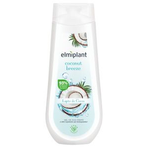 Gel de Dus Crema, Elmiplant, Coconut Breeze, 400 ml