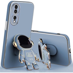 Husa Telefon 2in1, Flippy, Compatibila Huawei Mate 60 Pro, Carcasa TPU cu Suport Inclus Tip Astronaut, Protectie Camere, Albastru