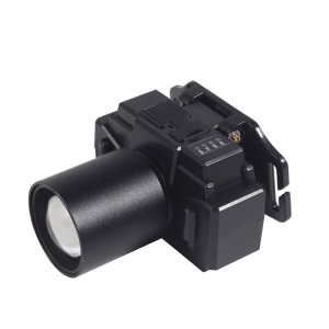 Lanterna LED de Montat pe Cap, Flippy, cu Raza Lunga de Zoom, Far Telescopic, Reglabil, Rezistent la Apa, pentru Pescuit in Aer Liber, Camping, Lumina Puternica, Lanterna, 7x4.5x6 cm, Negru