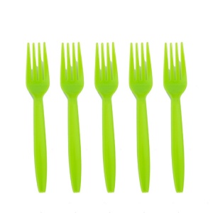 Set 10 Furculite de Unica Folosinta, Flippy, Colectia Dino Park, 15.5 x 2.5 cm, din Plastic PE, Multicolor