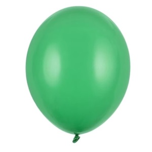 Set 12 Baloane, Flippy, din Latex Standard, 25 cm, Verde