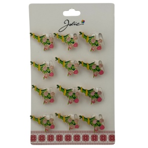 Set 12 Brose Martisor Primavara, Jolie, Model Buchet de Lalele