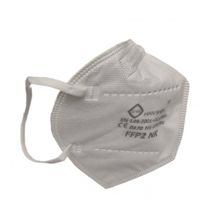 Set 60 bucati Masca de protectie faciala, Flippy, de unica folosinta pentru adulti, FFP2, KN95 CE 0370, 5 straturi, nesterila, ambalaj individual, Alb