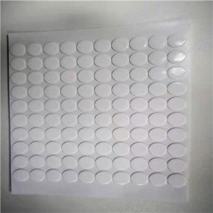 Set de 100 Autocolante pentru Baloane, Pentru fixarea baloanelor pe tavan, Transparente, diametru 20mm, grosime 2mm