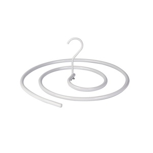 Uscator de Rufe Spiralat, Flippy, din Otel Inoxidabil de 10 mm, Detasabil, 40 x 43 x 18 cm, Alb