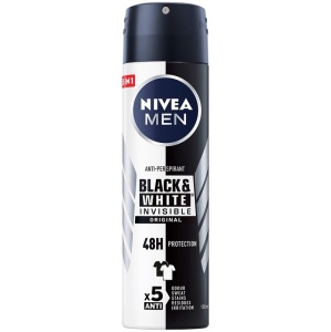 Antiperspirant Deo Spray, NIVEA, Invisible Black White Original, 150 ml