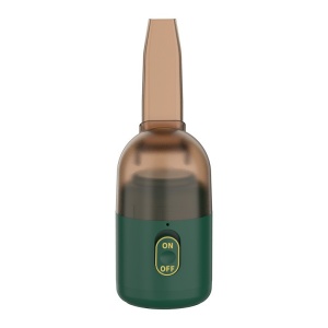 Aspirator Portabil pentru Automobil, Flippy, Aspirator mic fara Fir, pentru Casa si Masina, incarcare USB, 2 in 1, 16.3x6 cm, Verde