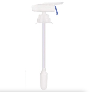 Dispenser Dozator Automat pentru Bauturi, Flippy, Dozator Electric Automat pentru Bidon de Apa, cu Baterii AA, 34 x 11 cm, Alb/Albastru