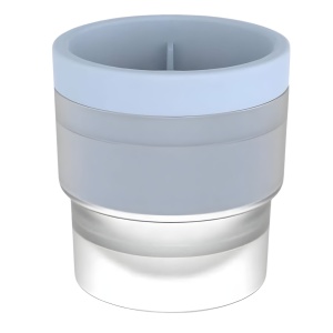 Forma pentru Gheata, Flippy, Sfera XL 6 cm, Silicon Alimentar Premium, Reutilizabila, Topire Lenta pentru Whiskey si Cocktail, Design Stackable, Albastru
