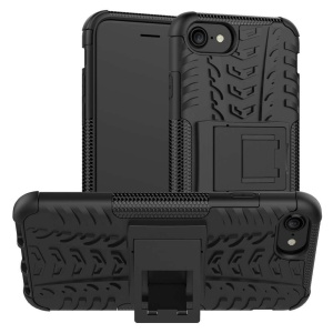 Husa de protectie Flippy pentru Apple iPhone SE 2020 Defender Model 3 cu Suport, Negru