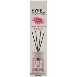Odorizant Camera cu Betisoare, EYFEL, Flower Garden, 120 ml
