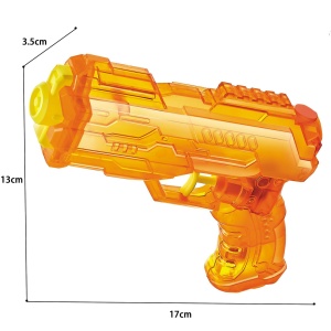 Pistol cu Apa, Flippy, Pistol cu Apa pentru Copii, Manual, din Plastic, 23 x 16 x 4 cm, rezervor 250 ml, Portocaliu