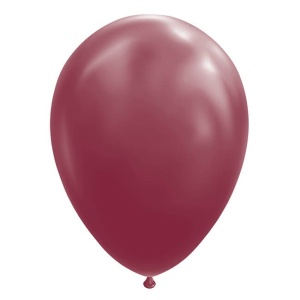 Set 12 Baloane, Flippy, din Latex Standard, 30 cm, Grena